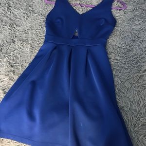 Royal blue dress